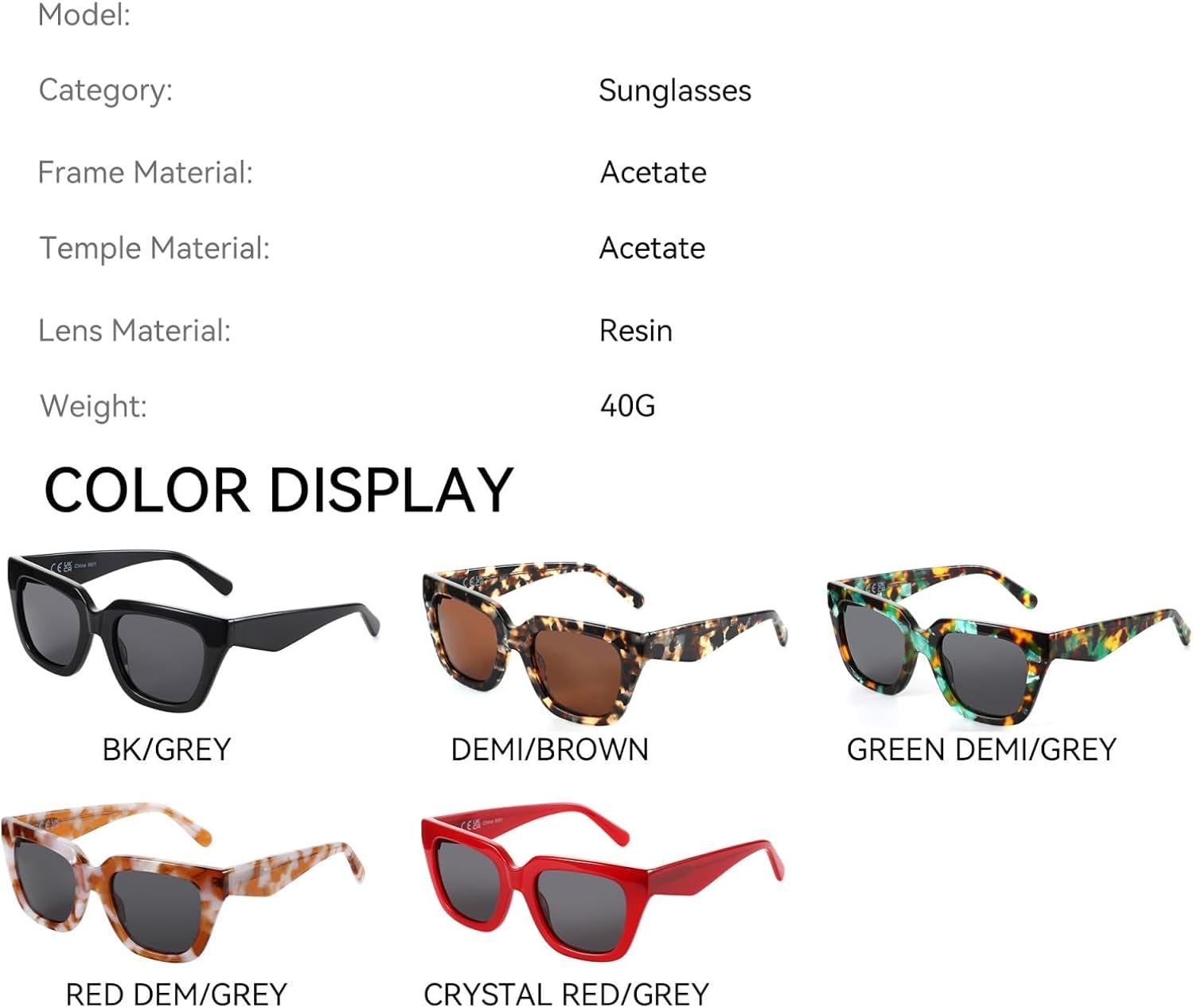 Women's Fashion Sunglasses Uv Protection