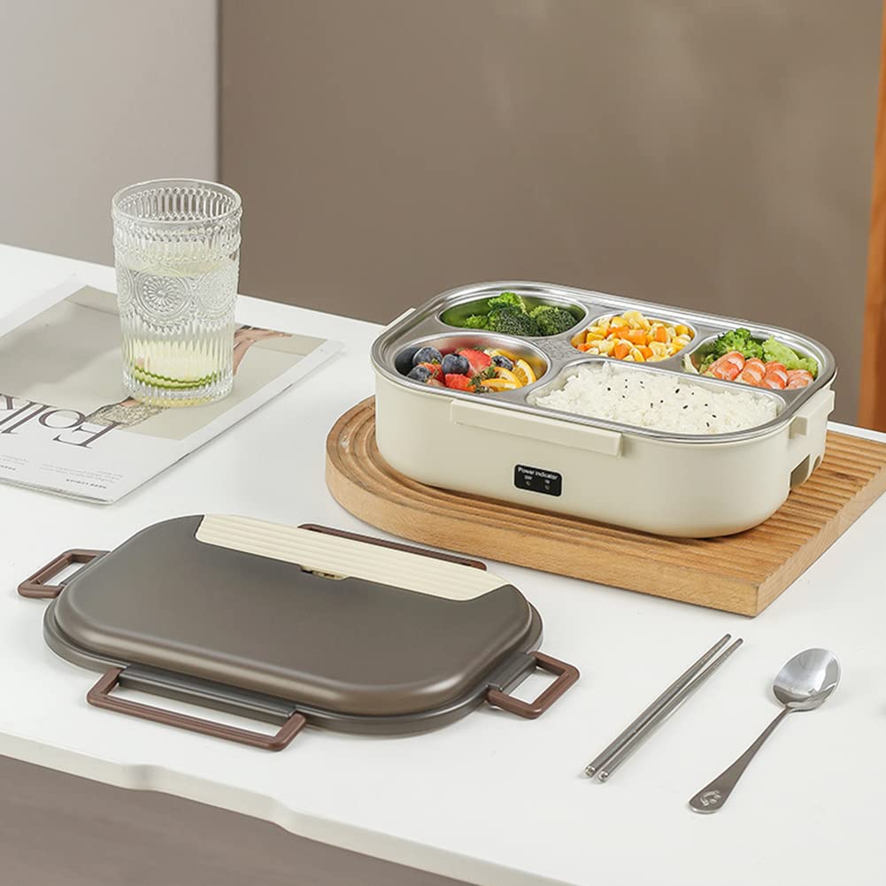 Amazon | Aseech 車用電熱弁当箱 電気ランチボックス 車載用 漏れ防止