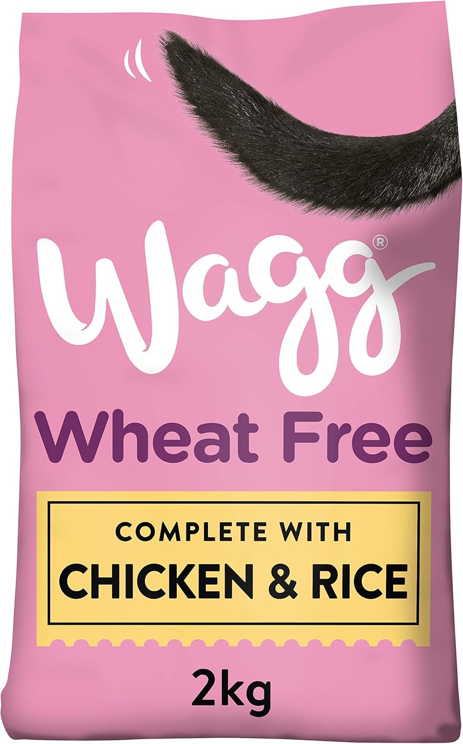 Wheat Free Complete Dry Adult Dog Food Chicken & Rice 2kg (Pack of 4) - For Sensitive Stomaches