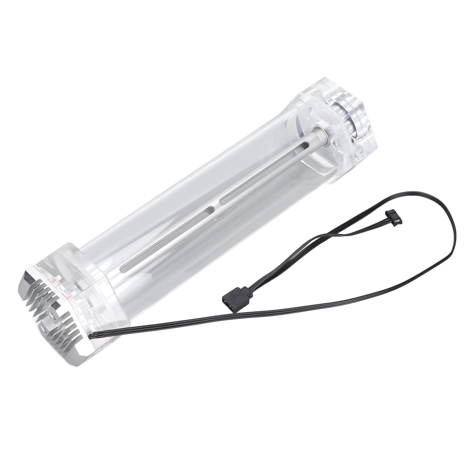 Refrigeración por Agua 392ml, Enfriador Líquido de CPU con Diseño Totalmente Abierto, Kit de Refrigeración Líquida con Rosca G1/4in de 60 mm de Diámetro para Sistemas de