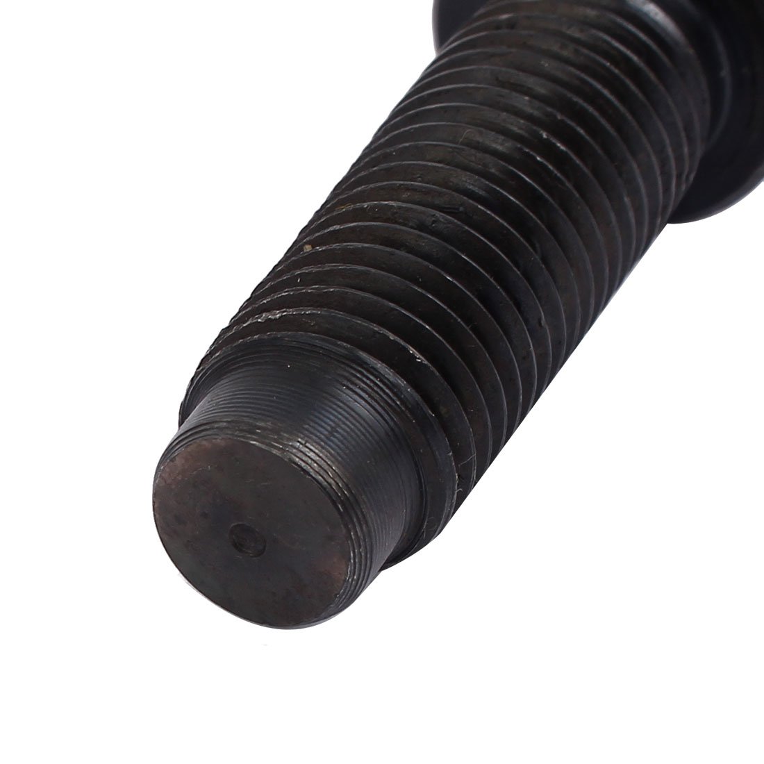Aexit M20x60mm Carbon Screws & Bolts Steel Square Head Dog Point Machine Screw Bolt Square Head Bolts Fastener Black