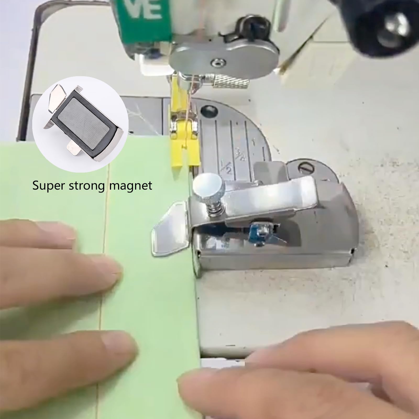 Guide De Couture Magnétique JINYJIA Pour Machine à Coudre - Accessoire Aimanté Précision Pour Débutants Et Pros