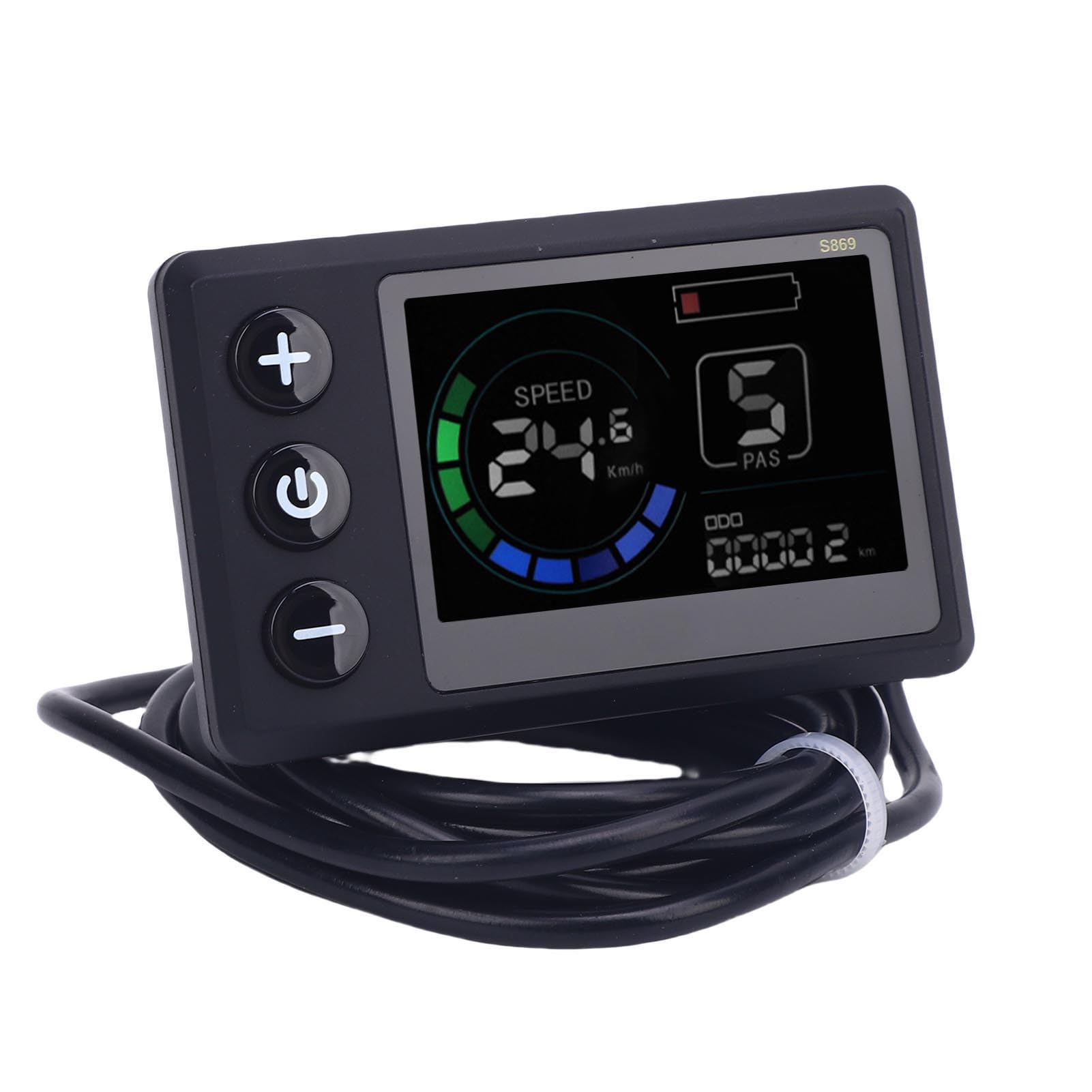 Écran LCD S869 5 Broches Pour Scooter électrique – Tableau De Bord Noir, Neuf
