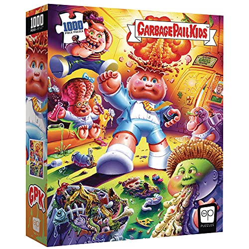 Garbage Pail Kids Home Gross Home 1000 Piece Jigsaw Puzzle | Officially Licensed Garbage Pail Kids Merchandise | Collectible Puzzle Featuring Original GPK Favorites