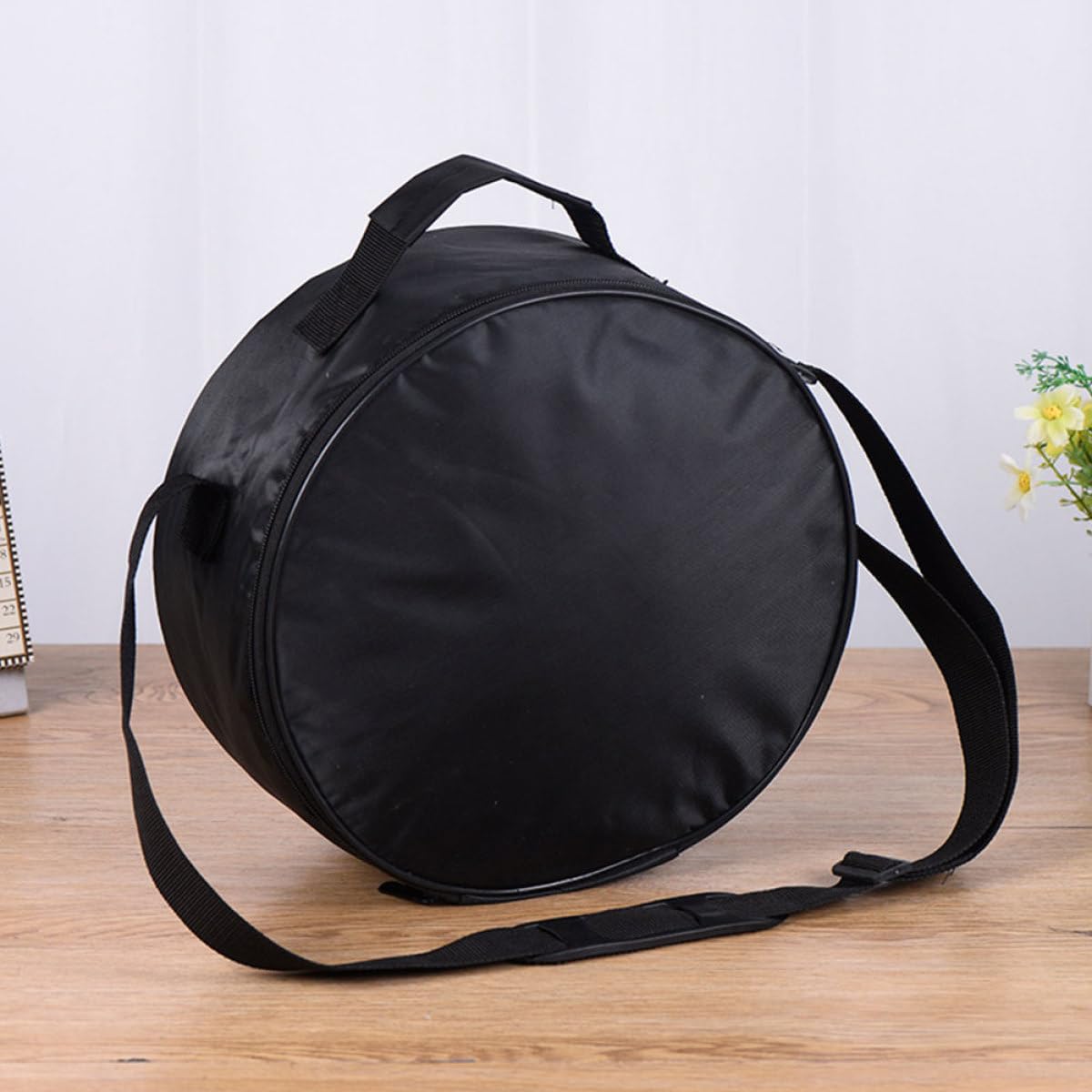 IMIKEYA Bolsa Protectora para Tambores de Acero de 8 Pulgadas Bolsa de Almacenamiento Correa de Hombro Acolchada y Doble Cadena para Percusión y Transporte de Instrumentos Musicales