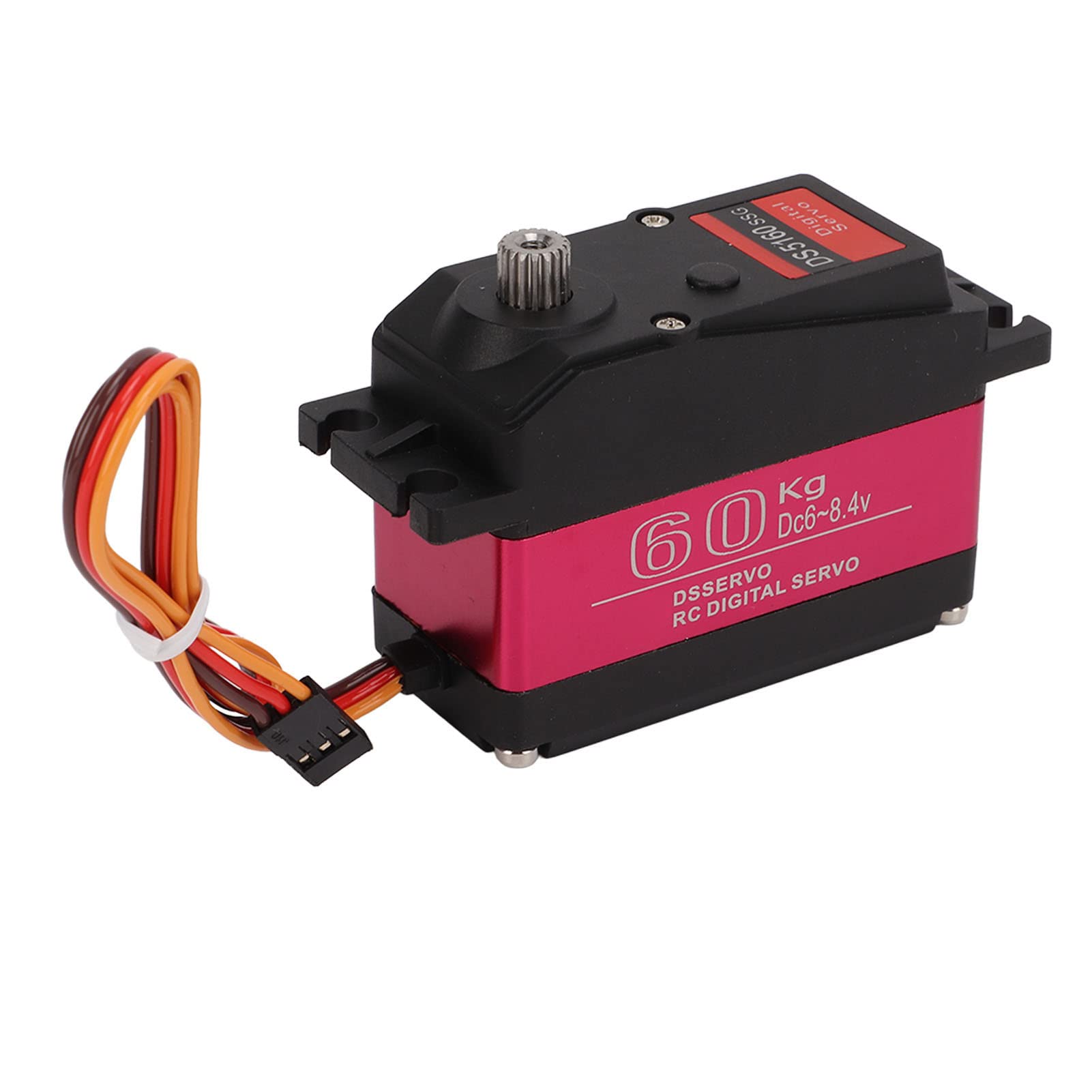 Generic Servo Digital de Alta Resistencia de 60 Kg para Engranaje de Dirección de Automóvil DS5160 RC - Alta Velocidad Impermeable - Vehículos de Control Remoto