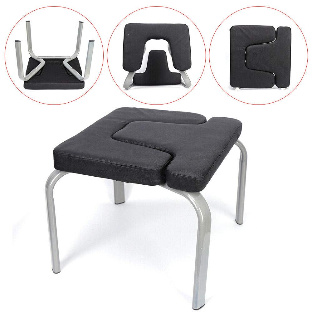 WOQLIBE Tabouret de yoga - Support de tête d'entraînement - Banc de yoga - Chaise d'inversion - Tabouret - Chaise auxiliaire - Soulage la fatigue et la construction du corps