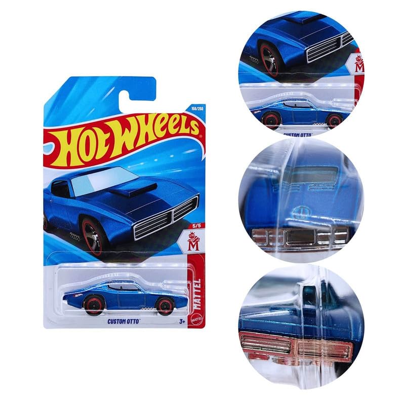 Image of Hot Wheels Custom Otto Mattel Ages 3 and Up 156 /250 (Blue)