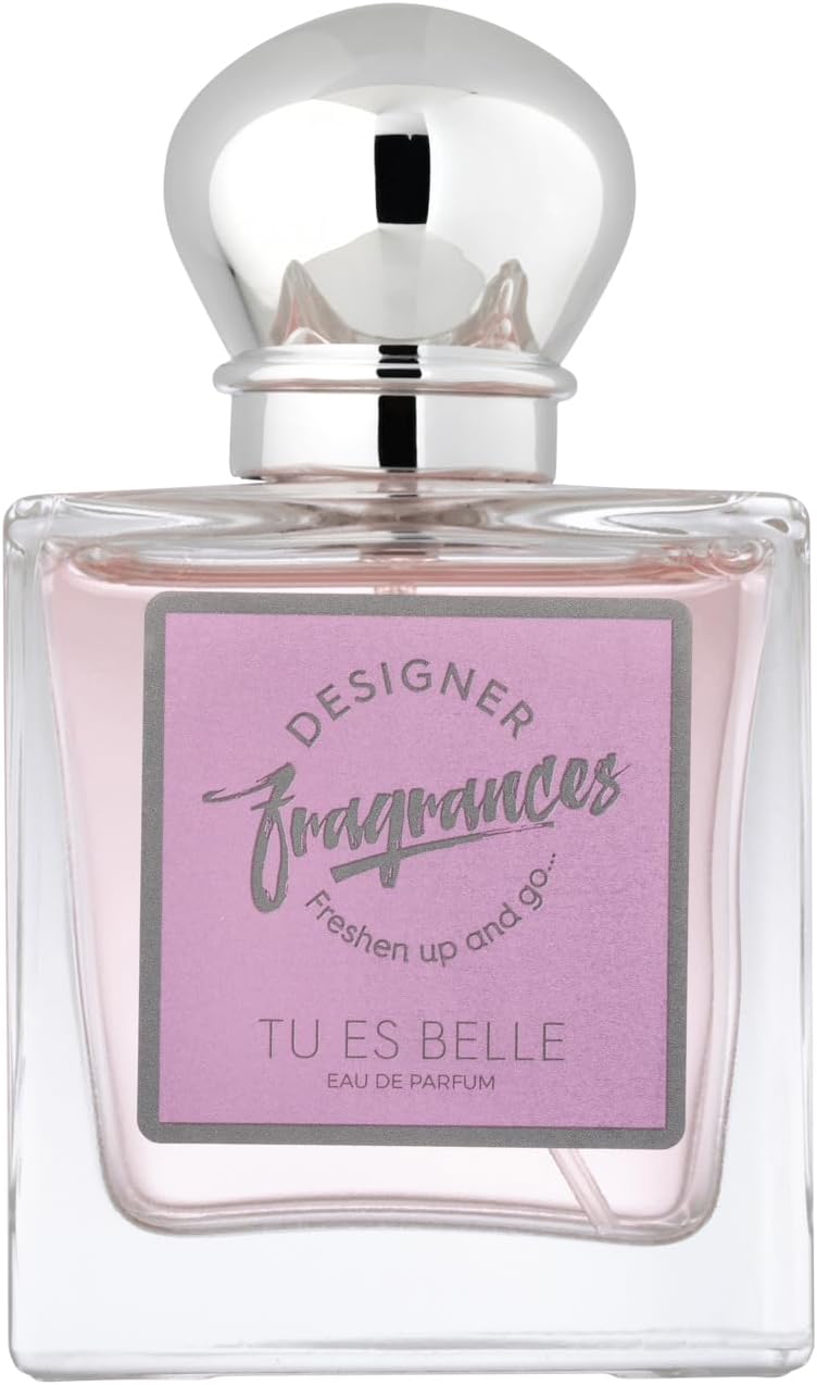 Designer Fragrances Tu Est Belle 50ml Women’s Eau De Parfum Spray - For Instant Freshness on The Go - Long Lasting Luxury Smelling Perfume for Your Face, Body and Skin – Great Female Gifts
