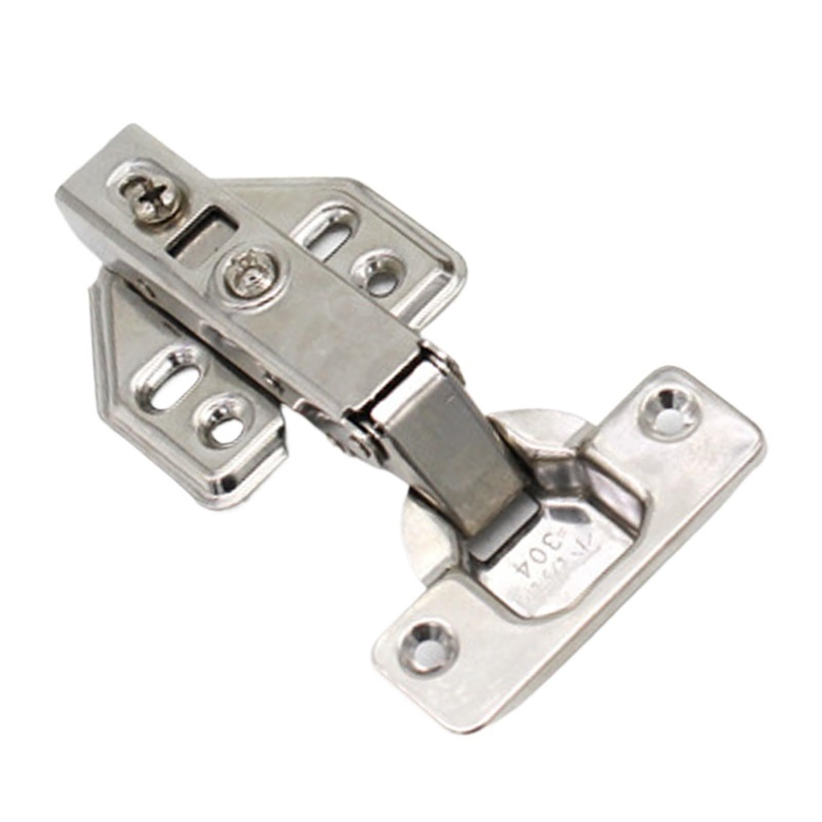 1/2/4/8pcs Hinges Furniture Cabinets Stainless Steel Door Hinges(Detachable FO 1PC)