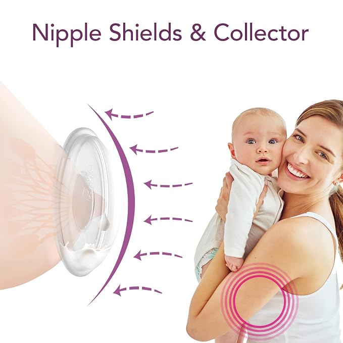 Recolector de leche materna silicona reutilizable 2 piezas miniatura 2