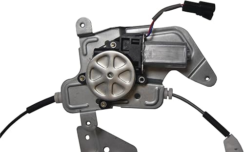 Miniatura 6 de Elevalunas eléctrico trasero izquierdo del lado del conductor con motor compatible para Pontiac Grand Am Sedan 1999-2005 Oldsmobile Alero Sedan