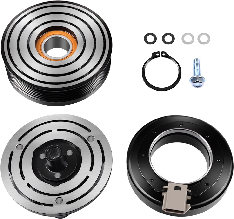 101510C Air Conditioner Clutch Fit for 1997-2003 2005-2006 for Ford F-150 4.2L 2004 for Ford F-150 Heritage 4.2L