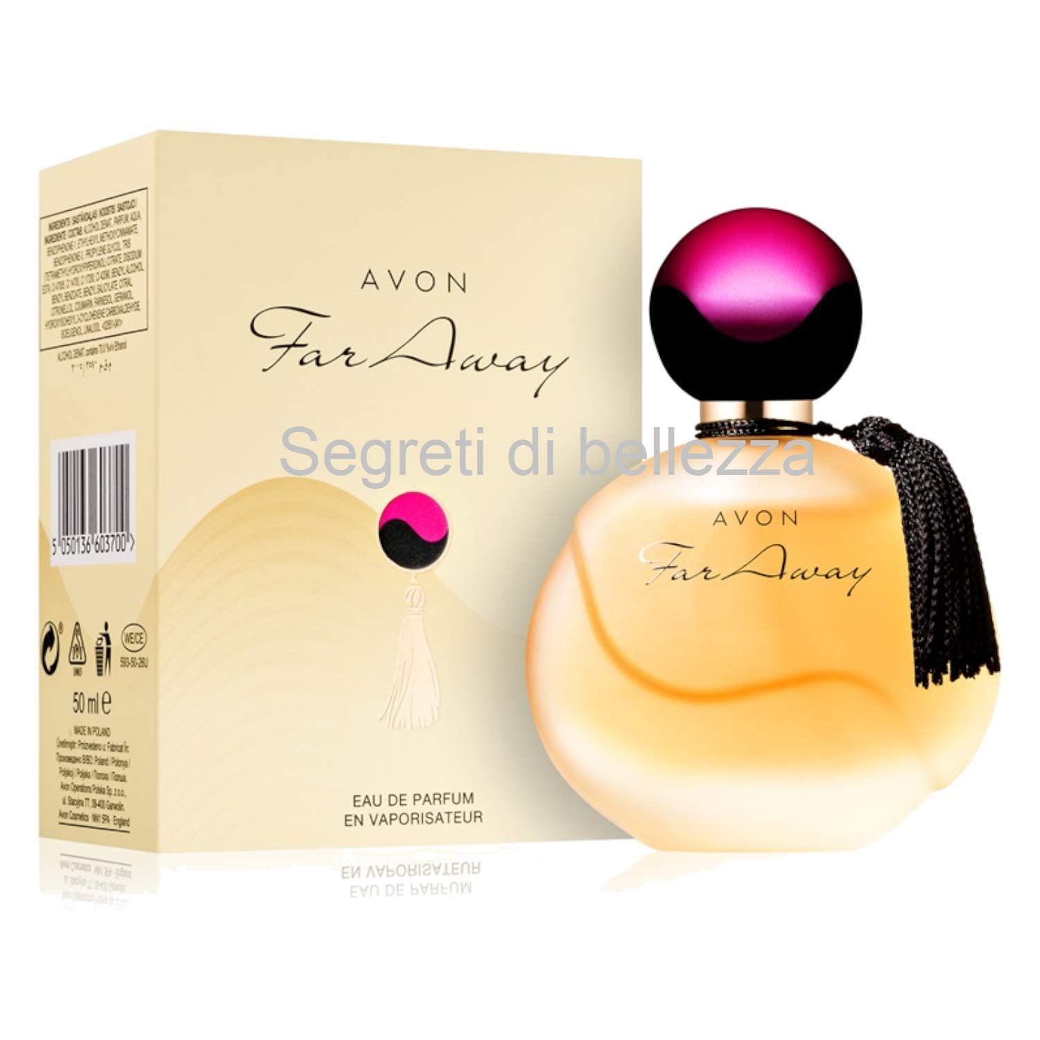AVON Far away set profumo 50 ml profumo da borsetta 10 ml lozione profumata corpo 150 ml