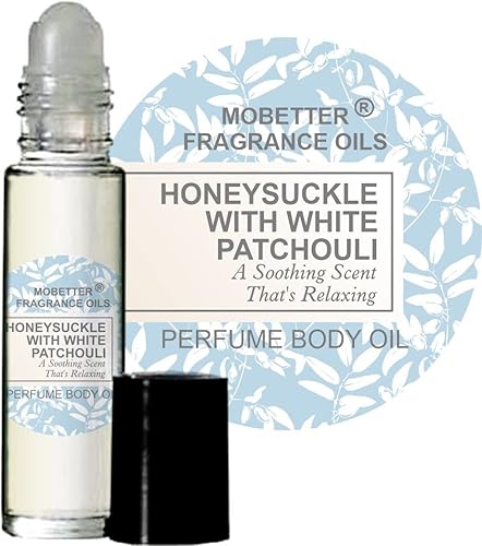 Miniatura 2 de Madreselva con perfume de pachulí blanco mujeres aceite corporal puro sin cortar por Mobetter Fragrance Oils
