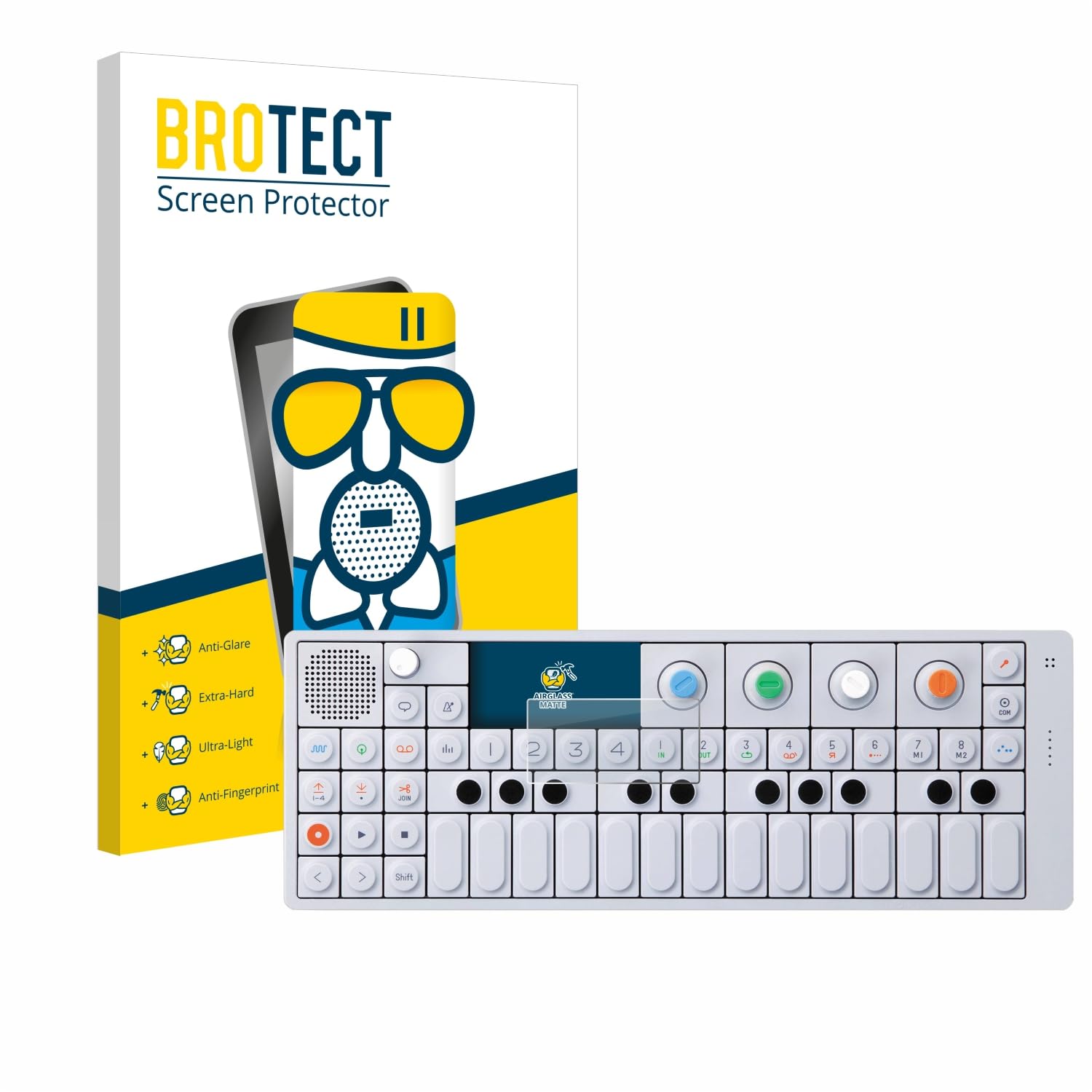 brotect Anti-Glare Glass Screen Protector Matte Compatible with Teenage Engineering OP-1 Sampler & Controller - Anti-Scratch 9H Protection Film