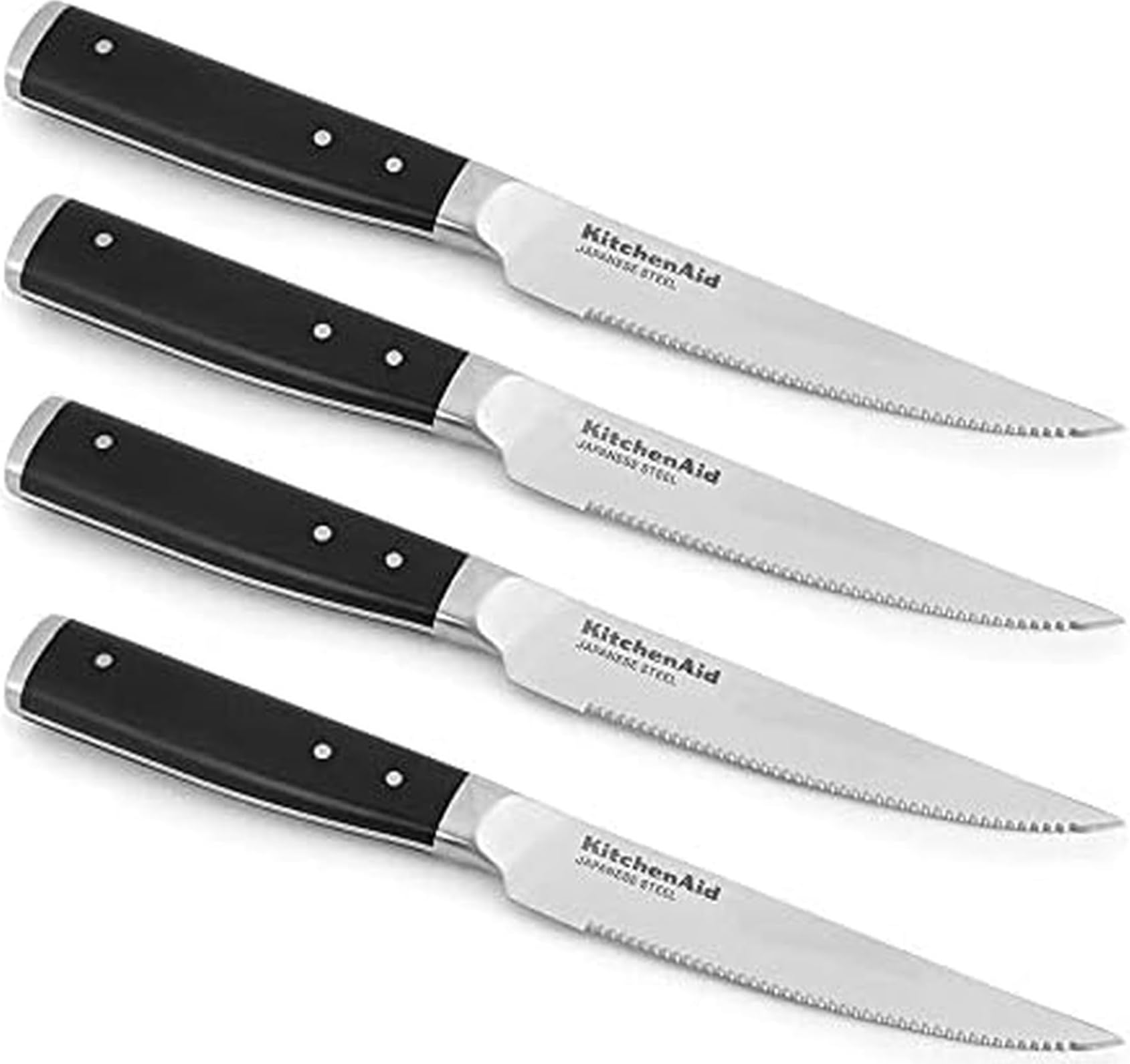 KitchenAid Gourmet 4 Piece Forged Triple Rivet Steak Knife Set