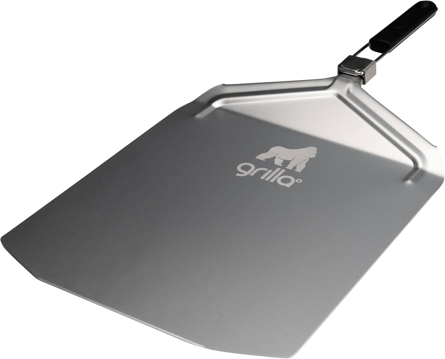 Grilla Aluminum Pizza Peel 17" with Folding, Heat Resistant Handle for Pizza Baking, Serving, Works with the Grilla Pie-Ro