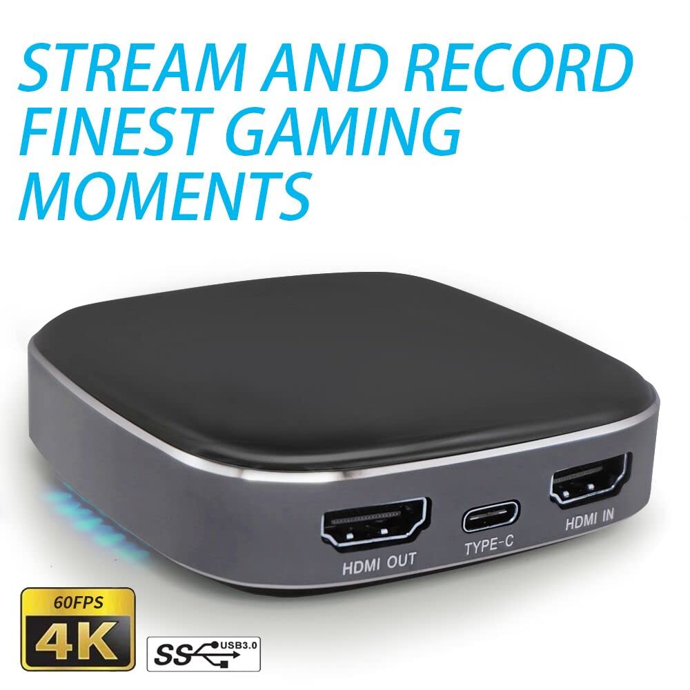 Amazon.com: 4k Gaming Video Capture Card - HDMI to USB 3.0