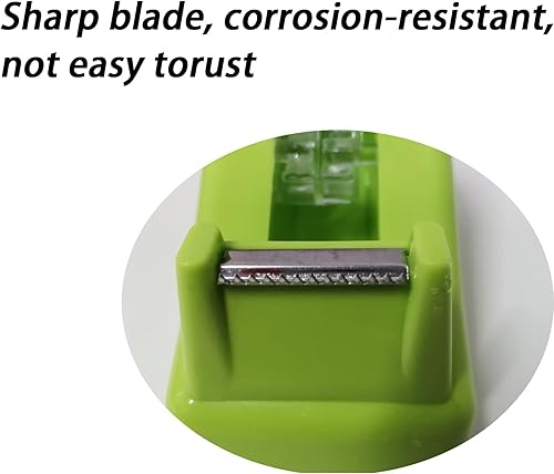 Miniatura 5 de ROSEUP Dispensador de cinta de escritorio, accesorios de escritorio resistentes, dispensadores de cinta floral para oficina, base antideslizante con