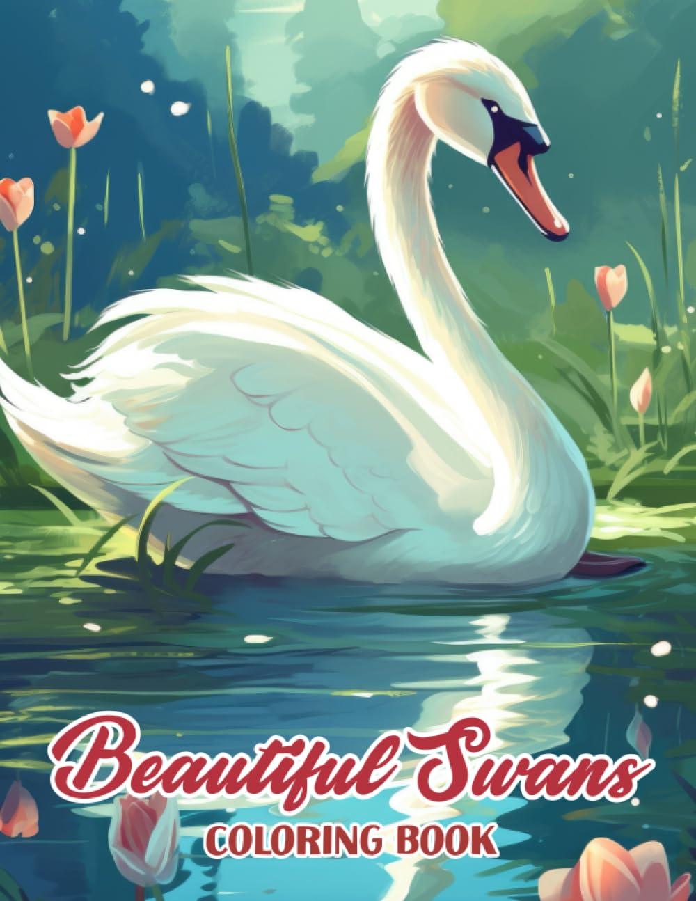 Beautiful Swans Coloring Book: Unwind with 30 Serene Coloring Pages, Providing Therapeutic Relaxation and a Sense of Peace