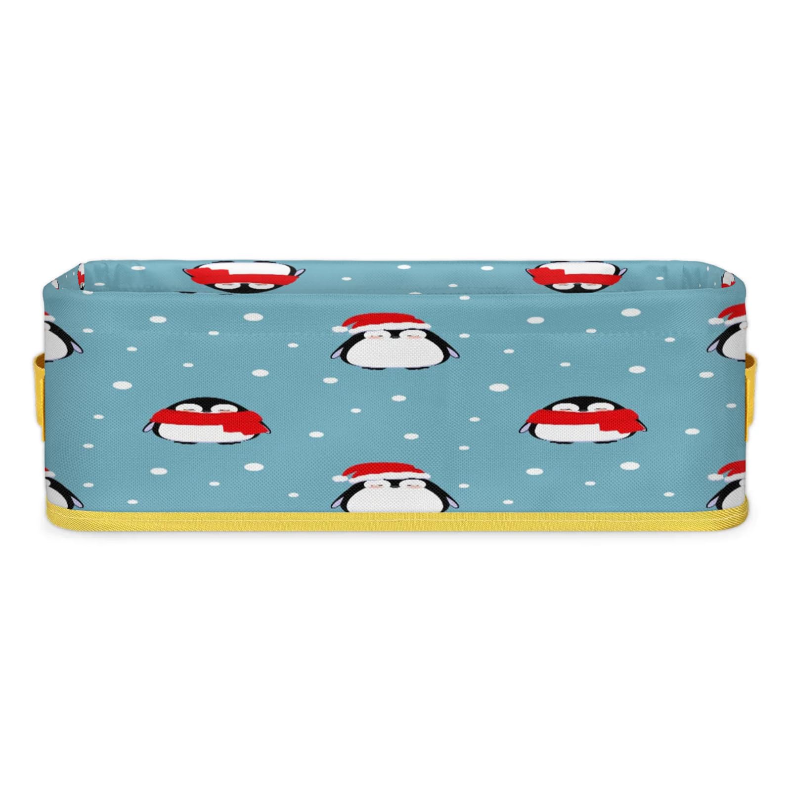 Bathroom Storage Basket Waterproof Foldable Storage Bins with Handles Decorative Toilet Paper Storage Basket for Organizing for House Bathroom Toiletries Set of 2