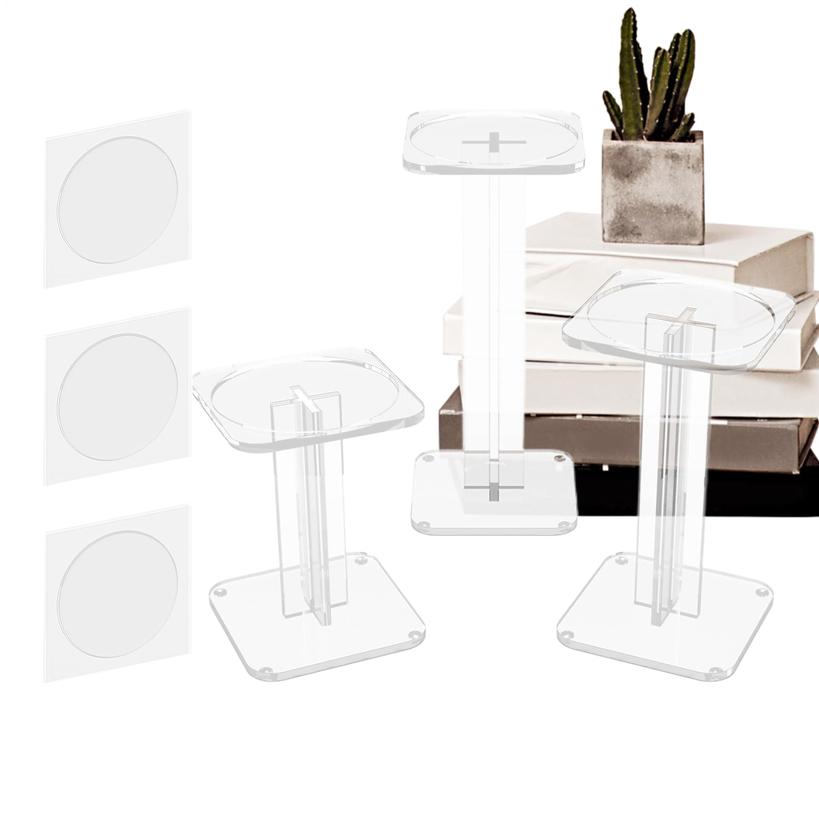 Présentoir en acrylique idéal pour la décoration de table de mariage et de chambre