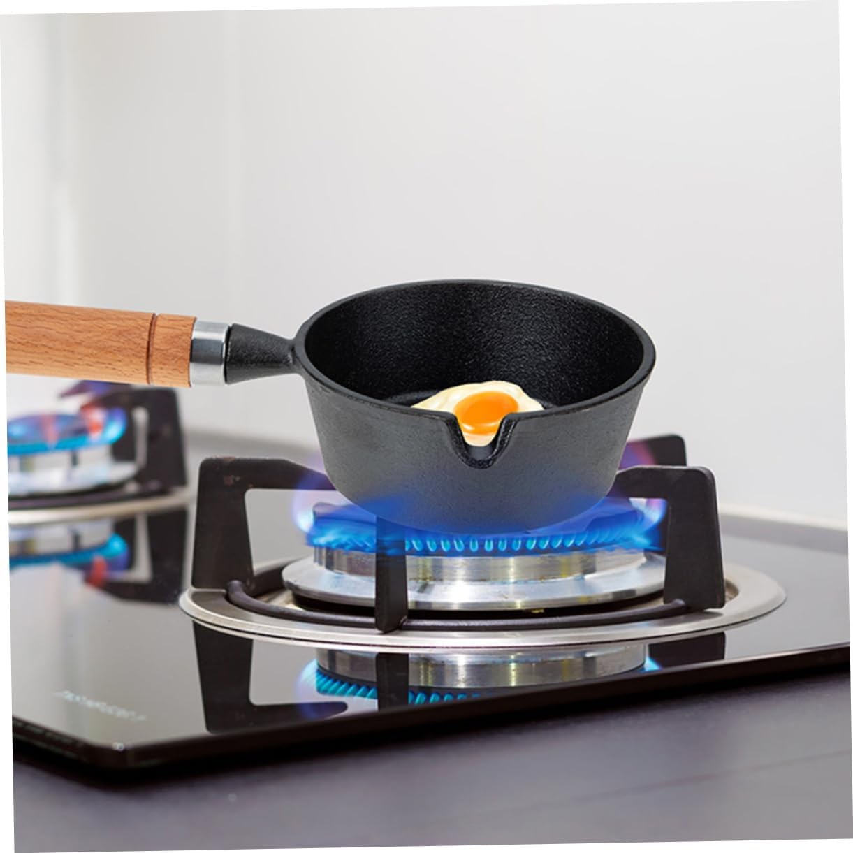 Oil Pan Small Saucepan Pour Oil Small Pot Frying Pot Iron Mini Skillet for Butter Melting and Candy Making