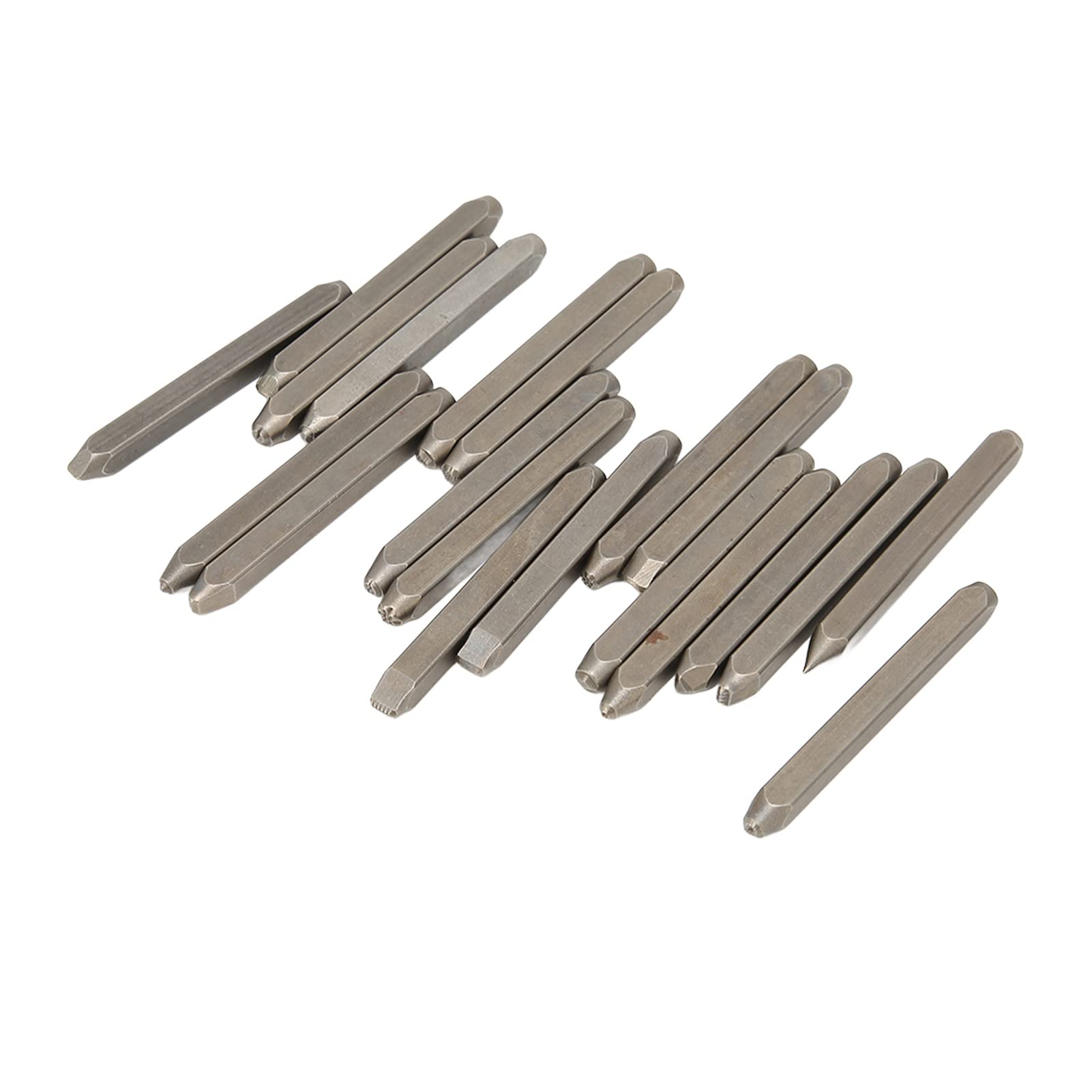Jenngaoo Kit de Estampado de Metal 20 Piezas para Joyería, Herramientas, Metal, Madera - Punzones Grabado de Sellos en Plástico y Cuero | Herramienta Profesional de Marcado