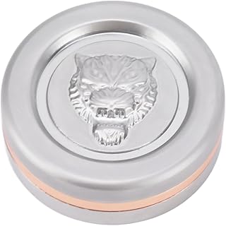 Cryfokt Fidget Slider Fidget Coin, Metal Round Shaped Magnetic Coin Slider, 3 Layers Push Slider Toy with Storage Bag, EDC Toy Fidget Toy for Anxiety Relief Games, Office Desk Toys