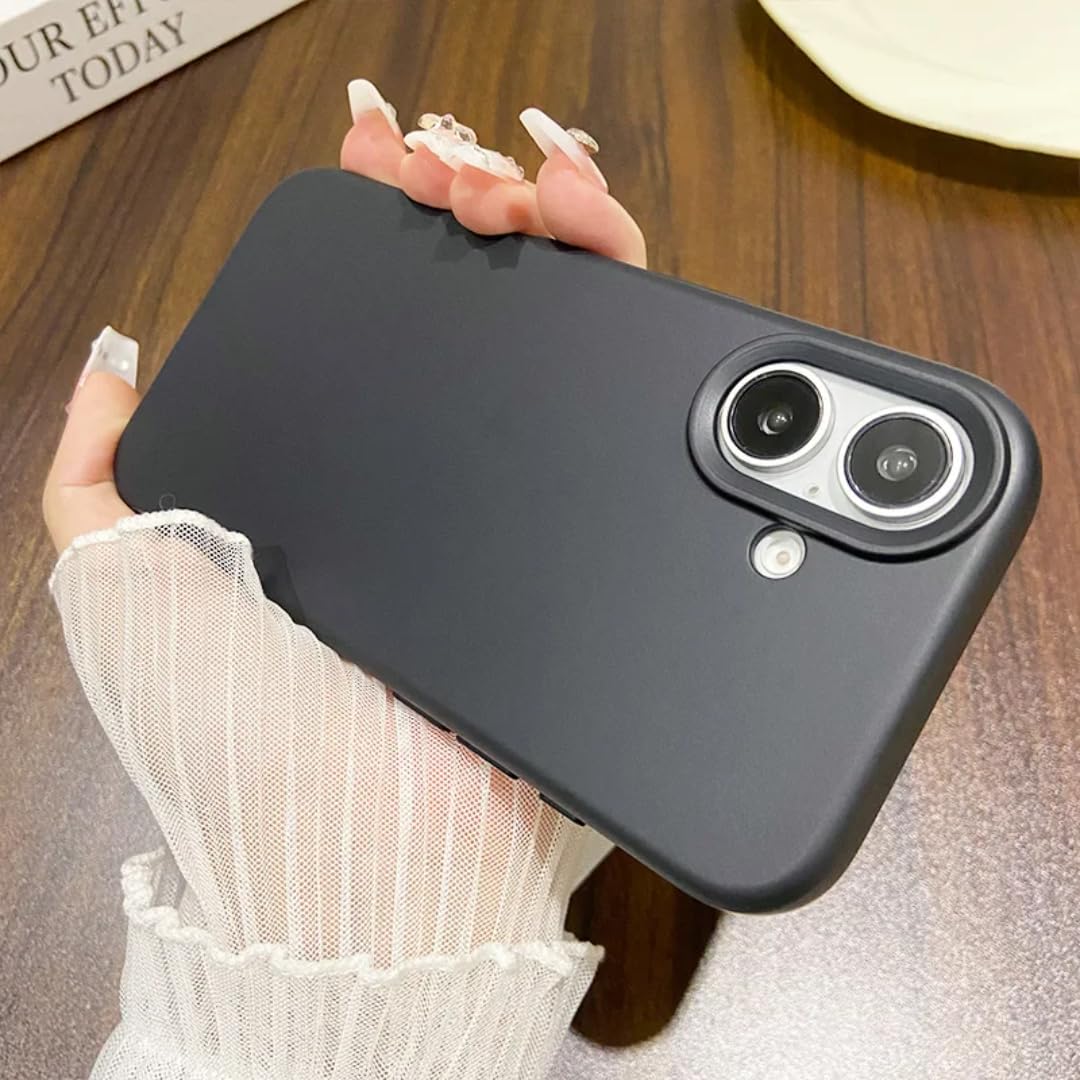 Coque iPhone 16 Plus antichoc noire pour éviter les bris d'écran - 8