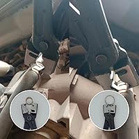 Vista 4 de JANNO Juego de 4 alicates de abrazadera de manguera, herramienta de abrazadera de manguera de agua y combustible para automóvil, alicates de resorte