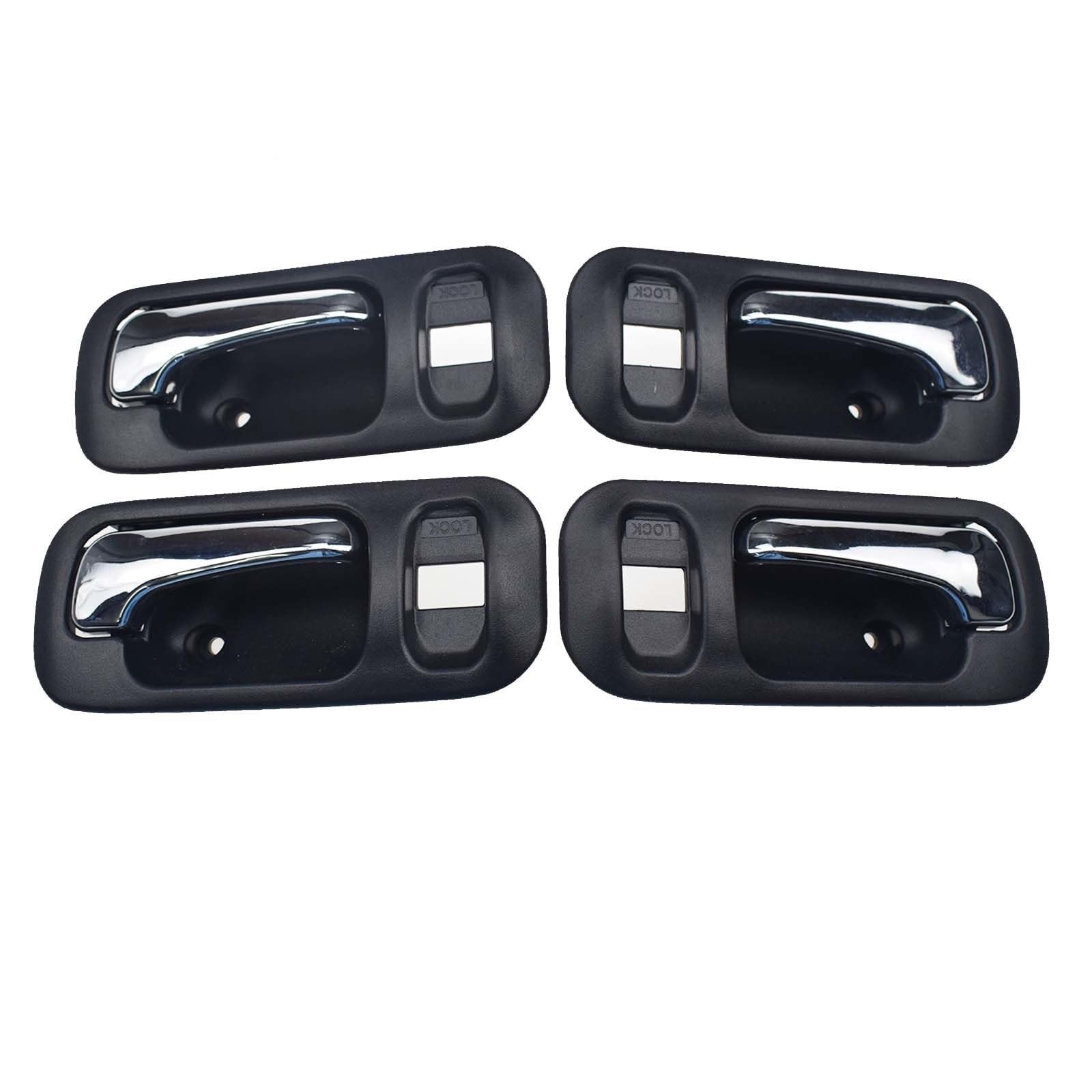 Pair Exterior Door Handle Front Left Right For 2008-2012 Honda Accord