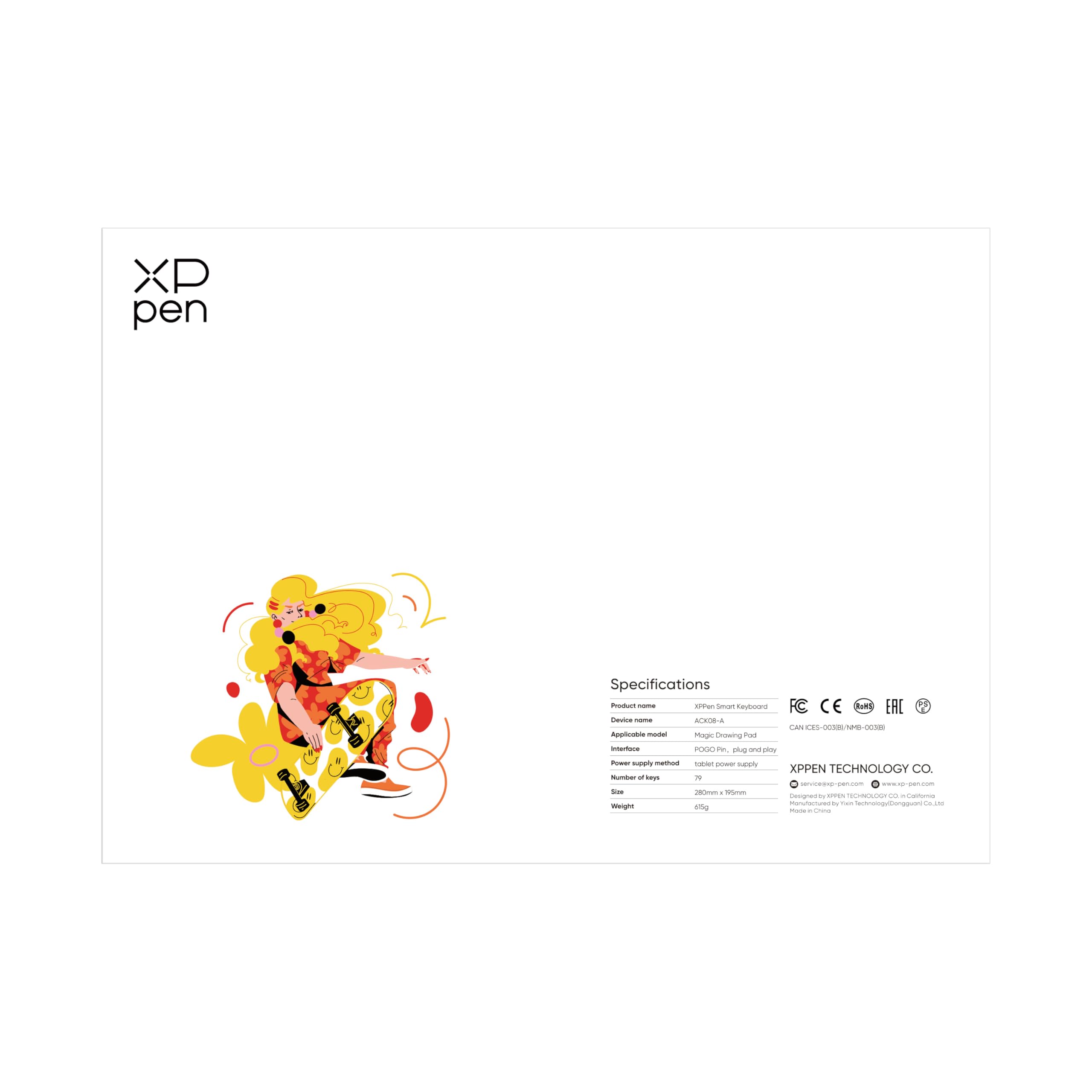 XPPen Smart Keyboard for Magic Drawing Pad