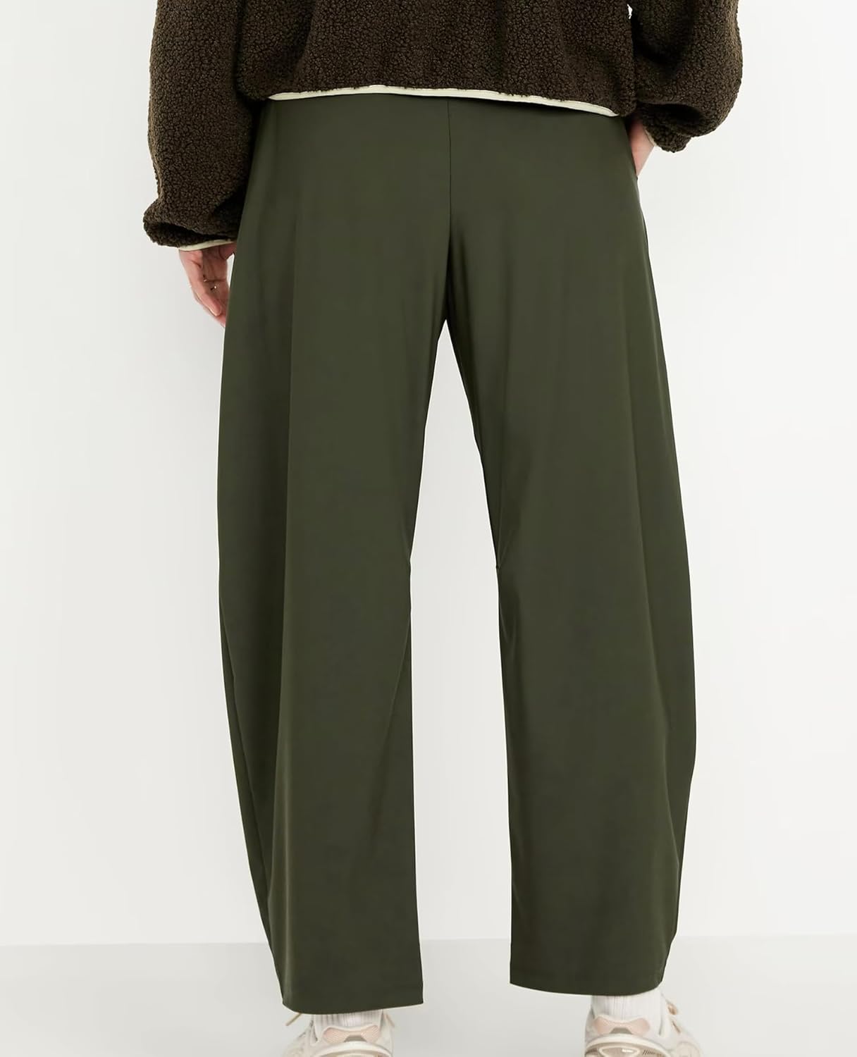 Barrel Pants Women Baggy Wide Leg Elastic Waisted Sweatpants Athletic Clothes Lounge Palazzo Trousers with Pockets - Image 6