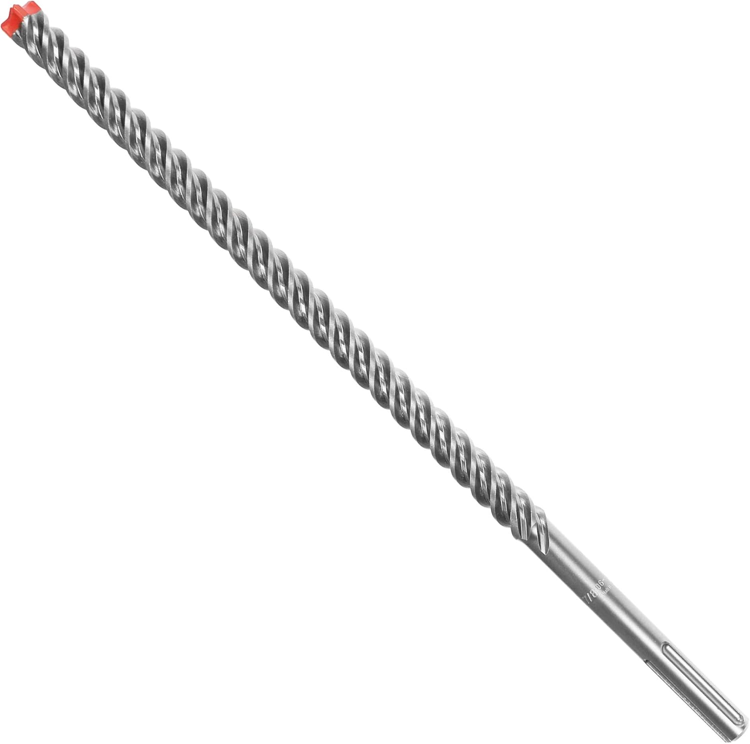 Diablo Rebar Demon SDS-Max 4-Cutter Full Carbide Head Hammer Drill Bit with Tri-Metal Fusion Welding - 7/8" Diameter, 21" Length, 16" Working Length - DMAMX1180