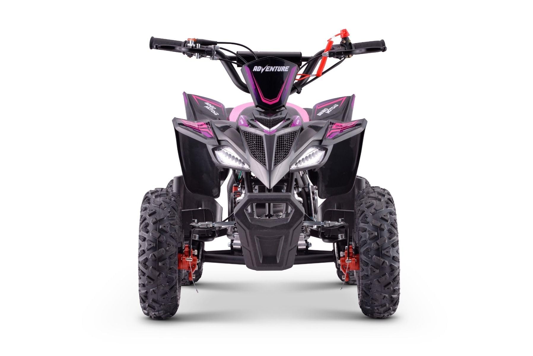 MINIQUAD Gasolina 49CC Infantil, RATTE-R6-BN, Rosa, niños de 4 a 10 años