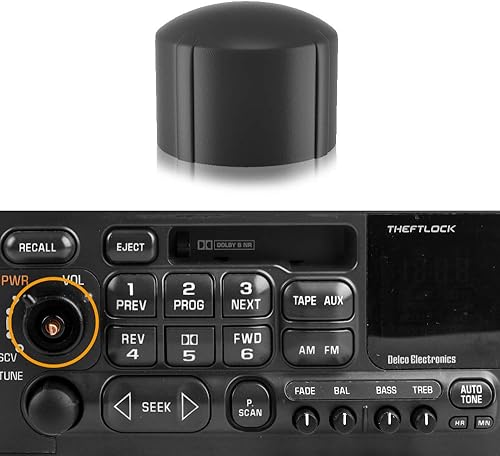 RDBS Perillas de repuesto de perilla de control de volumen de radio estéreo compatibles con vehículos GM seleccionados GM 16199583