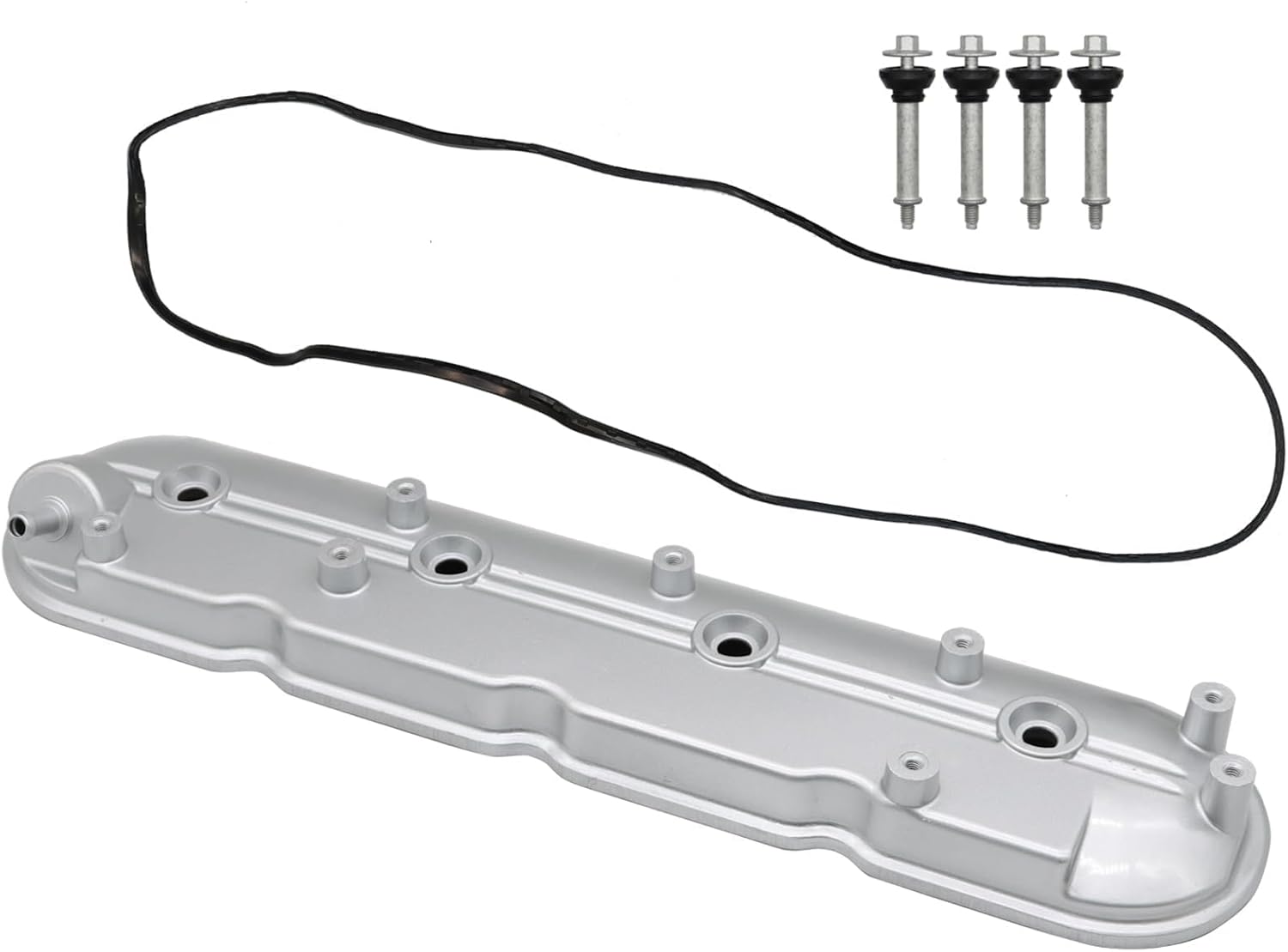 264-965 Left Driver Side Valve Cover with Gaskets & Bolts Compatible with Avalanche Silverado Suburban Tahoe Camaro Sierra Yukon Savana 1500 2500 3500 1999-2008 12570427