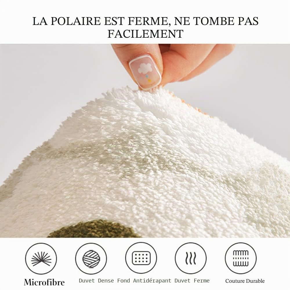 Morbuy Tapis Rond pour Chambre d'enfant, Doux Moelleux Tapis en Forme de Fleur Mignonne Shaggy Antidérapant Tapis de Décoration Nordique pour Chambre à Coucher, Salon (120cm,Marguerite)