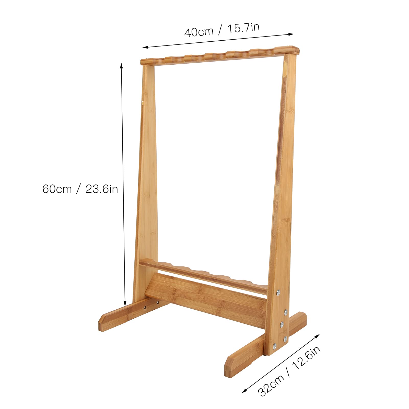 Uchwyt na wędkę Uchwyt na wędkę Organizator stojaków 6-pozycyjny wielofunkcyjny Lekki, trwały bambusowy stojak do przechowywania wędki do domowego garażu Ciężarówka do