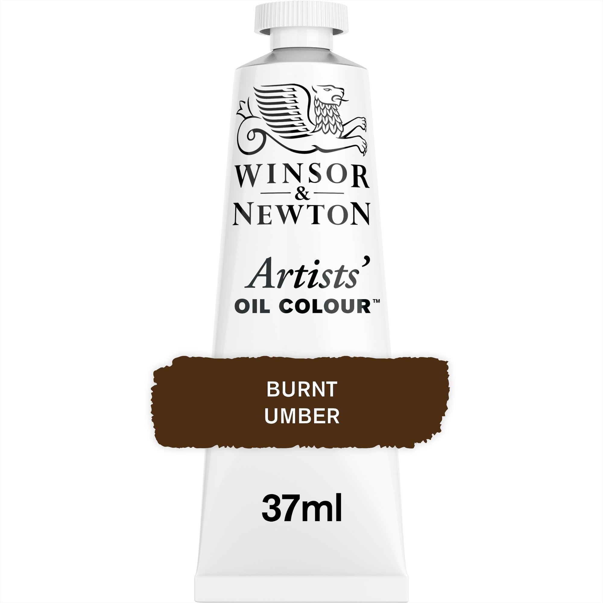 Winsor & Newton 8840603 Artists Oil Paint - 37 ml Tube, Artist Oil Paint with Highest Possible Pigmentation, Highest Light Fastness - Burnt Umber — image 1