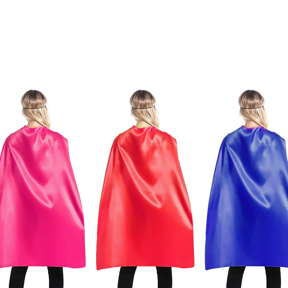 Cape de super-héros panoplie de 3 déguisements pour Halloween et team building