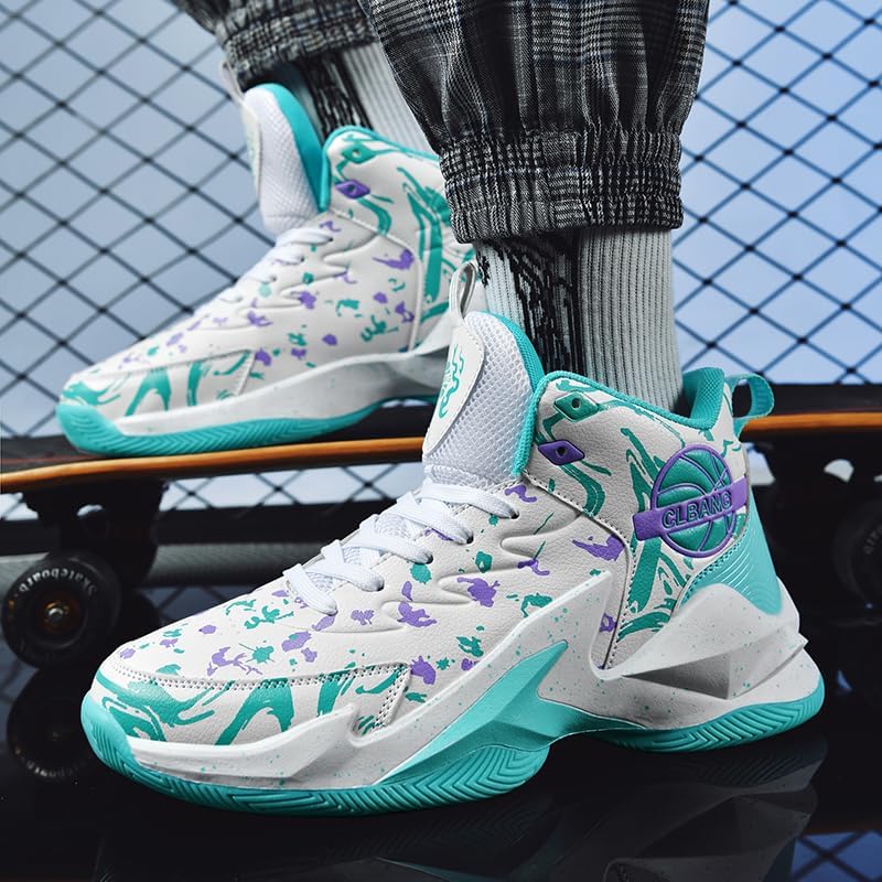 Basketball Shoes for Womens Mens Breathable Running Athletic Cushion Sports Fashion Sneakers Sport Volleyball Shoe - Image 2