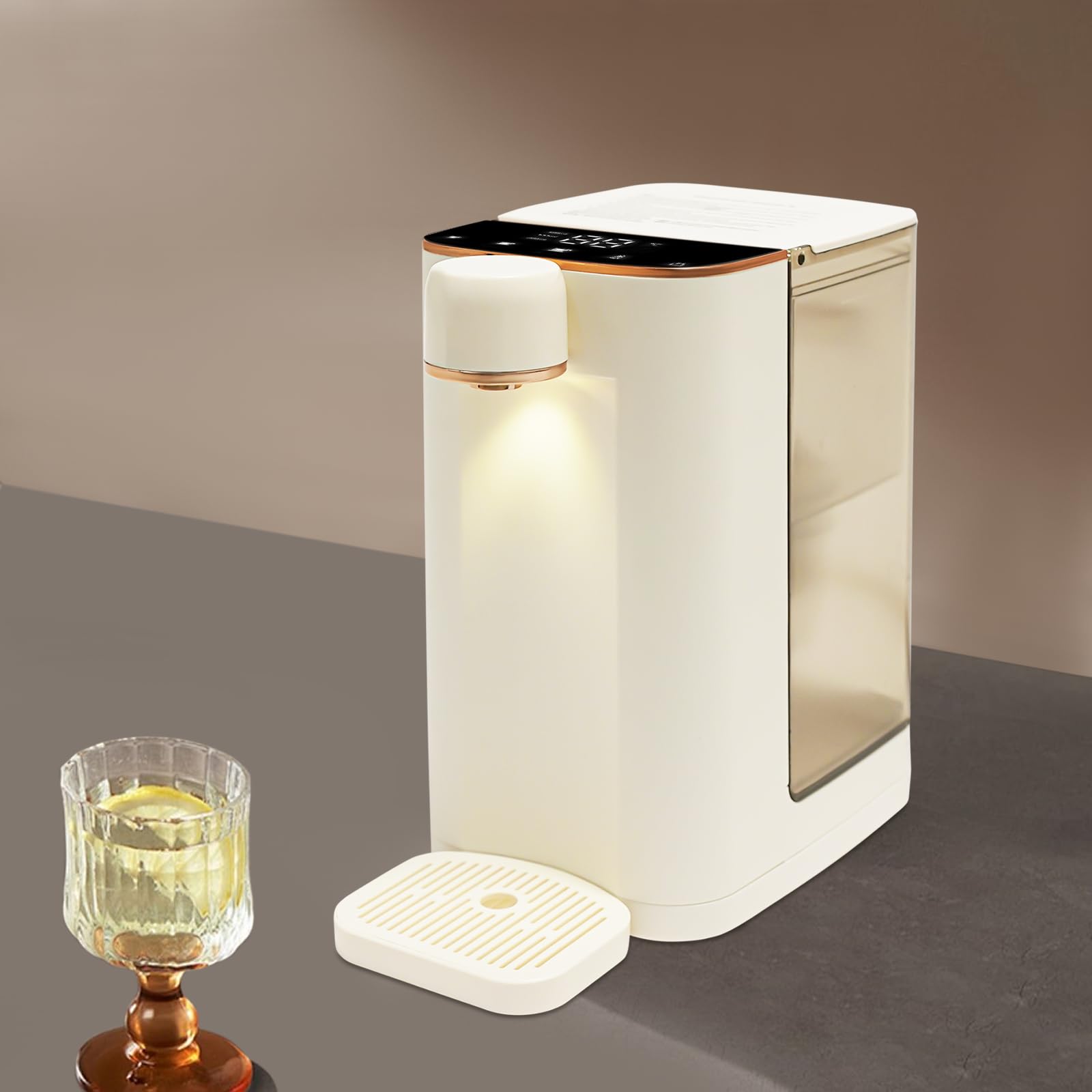 Distributore di acqua calda istantanea, distributore di acqua calda, acqua potabile, con serbatoio dell'acqua da 3 litri, riscaldamento 3 secondi, per casa, cucina e ufficio