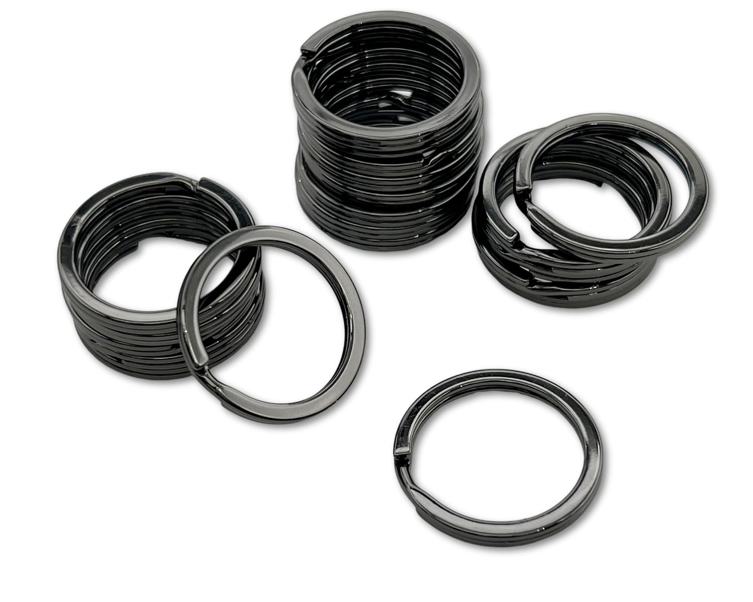 Amazon.co.jp: 2[平25] 20個入 平二重リング 直径(外径)25mm 平型