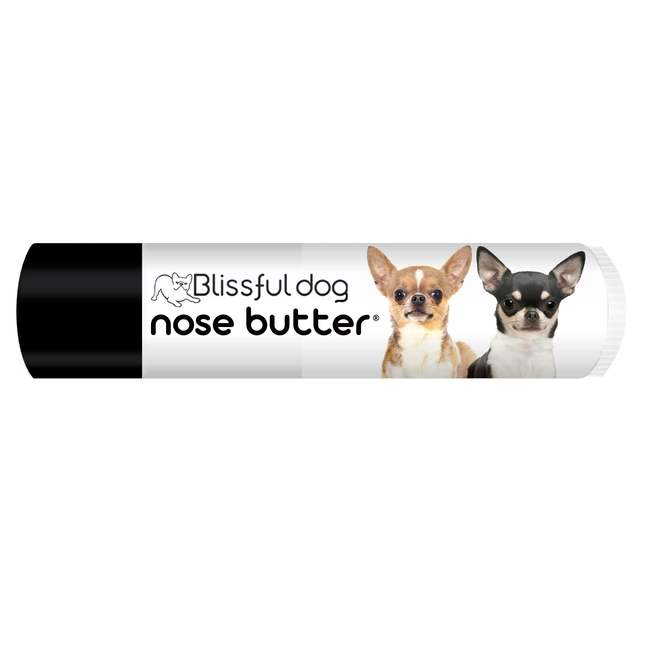 The Blissful Dog Smooth Coat Chihuahua Nose Butter for Dry, Cracked Skin, Lick-Safe Dog Nose Balm with Moisturizing Shea Butter, Almond, Olive, and Essential Oils, Pet Supplies, Uncented, 0.15 oz.