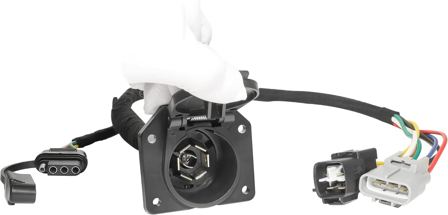 Oyviny Multi-Tow 4 and 7 Way Trailer Wiring Adapter for 2003-2006 Toyota Tundra, Replacement for 43385 Tundra Towing Harness, Factory Tow Package Required