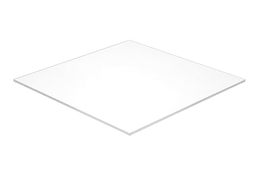Falken Design WT3015-1-41236 - Lámina acrílica blanca, opaca, 12 x 36 pulgadas, 14 pulgadas de grosor