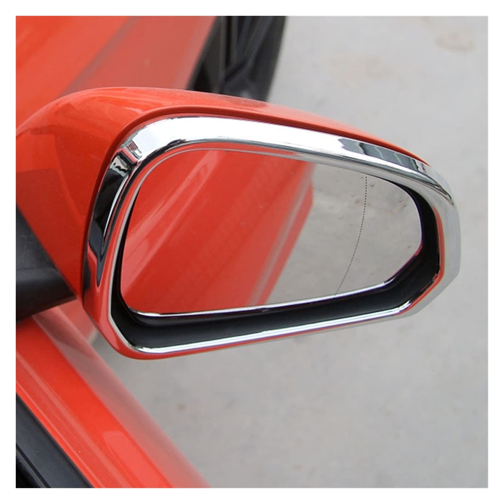 carcasa del espejo Para - 2015 2016 2017 2 Uds Marco De Espejo Retrovisor Exterior De Coche Molduras De Estilo Calcomanías Accesorio ABS